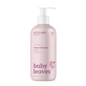 ATTITUDE Baby Leaves 2-в-1 шампоан и измиващ гел за тяло, без аромат