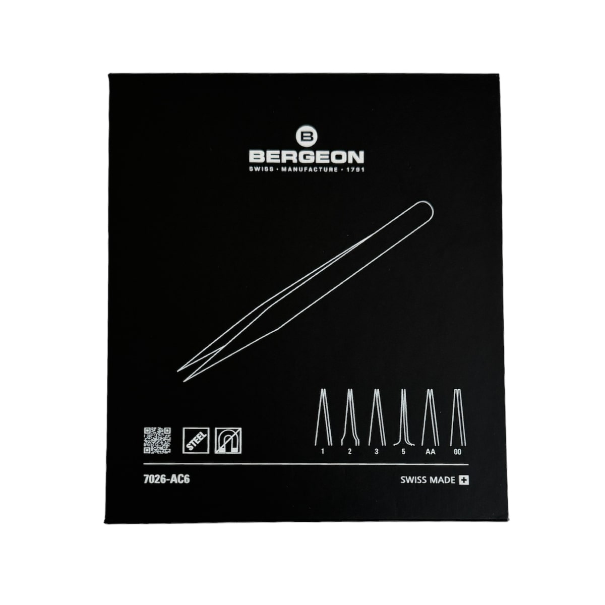 Комплект прецизни антимагнитни пинсети Bergeon 7026-AC6 (6 броя)