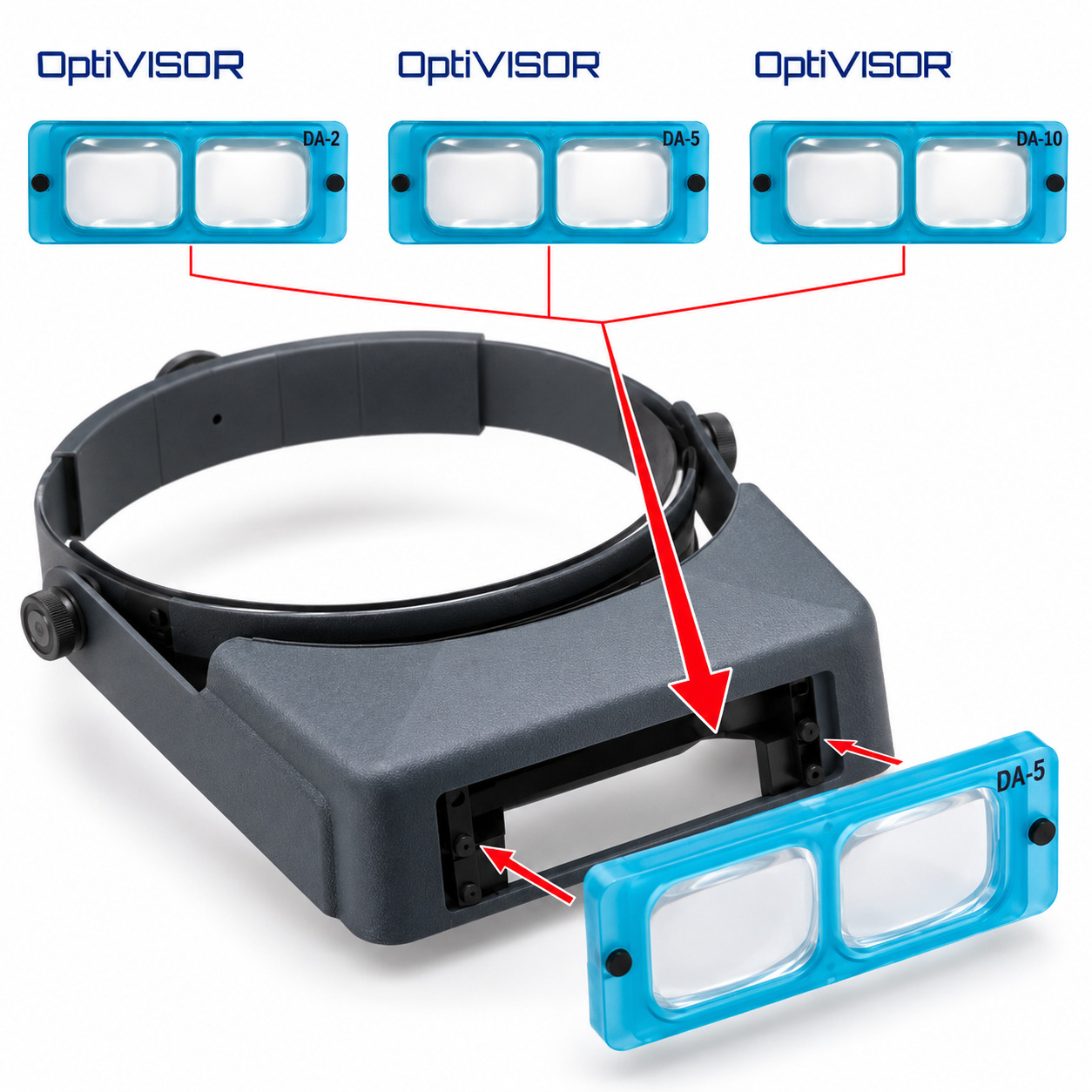 Резервна леща Donegan OptiVISOR DA-10 3.5x, 3.0 мм - Image 3