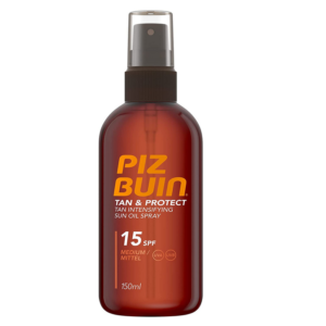 Piz Buin Tan & Protect Масло-спрей за тен SPF 15, 150 мл