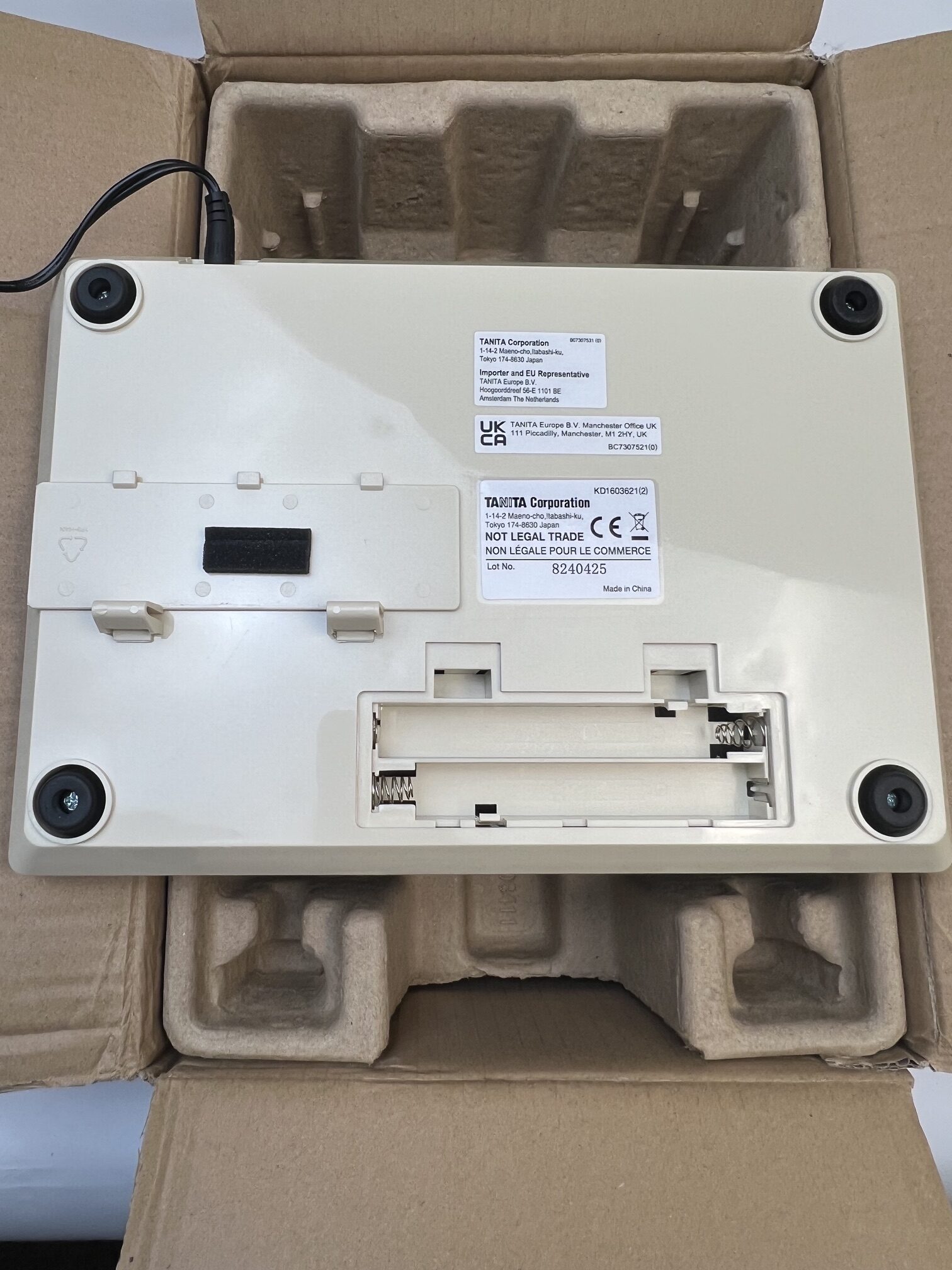 Цифрова везна Tanita KD-200-510 5000 г, с нарушена опаковка върнат продукт, нова - Image 9