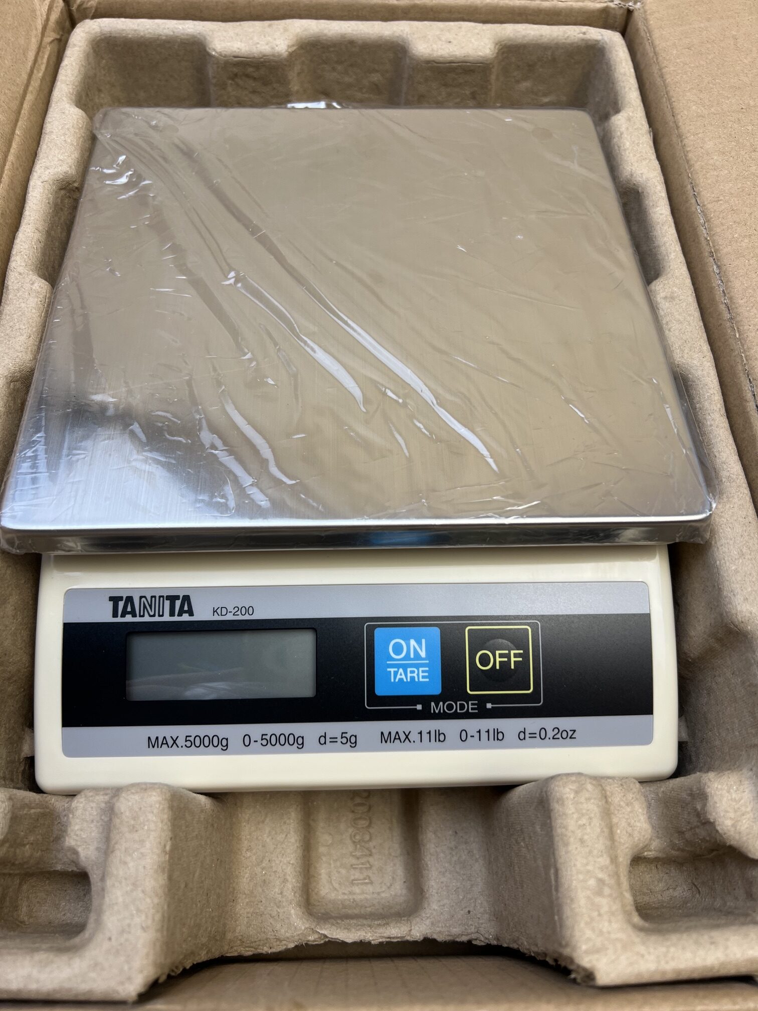 Цифрова везна Tanita KD-200-510 5000 г, с нарушена опаковка върнат продукт, нова - Image 4